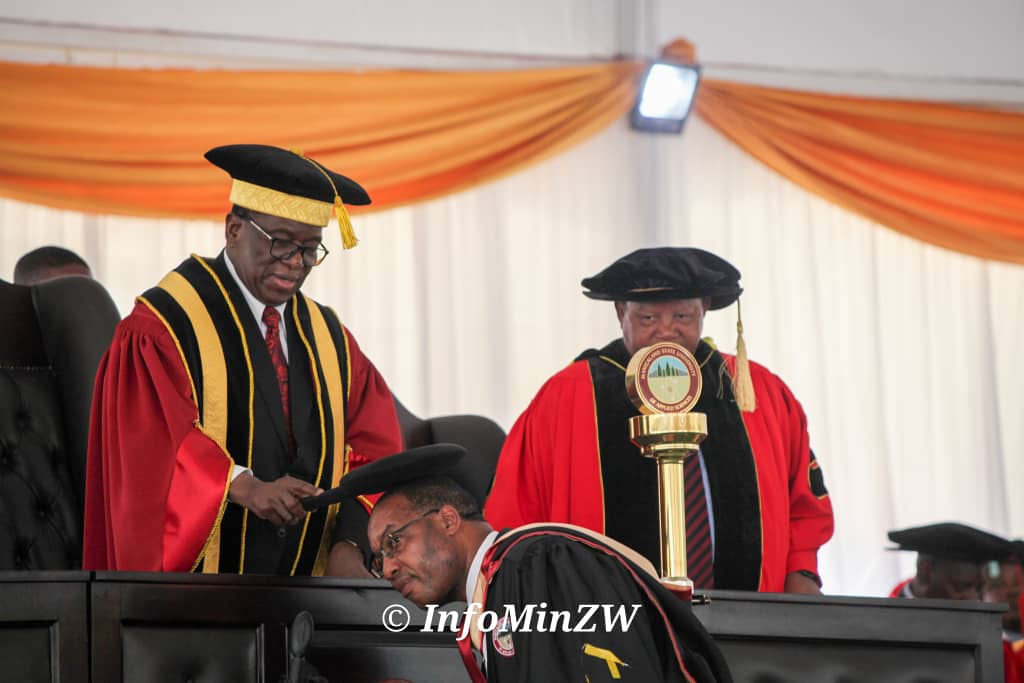President Mnangagwa Presides Over Manicaland State University’s 4th Graduation Ceremony Highlighting Innovation and Academic Excellence